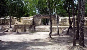 Balamkú was recently “rediscovered “in 1990. Mexican archaeologist Florentino García Cruz and INAH workers were investigating a reported looting of archeological works when they stumbled upon a trench built by looters and part of the amazing Universe Frienze that has made this site famous. The frienze was recovered and formal investigation and site restoration began in 1994.