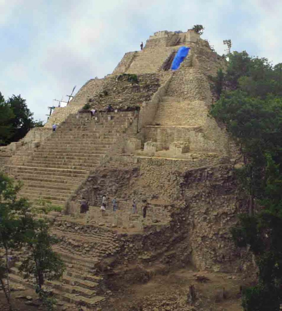 Becan Pyramid Restoration