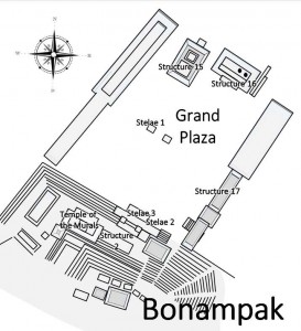 Map Bonampak
